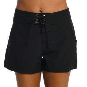 La Blanca All Aboard 3" Board Short Solid Black Size Medium